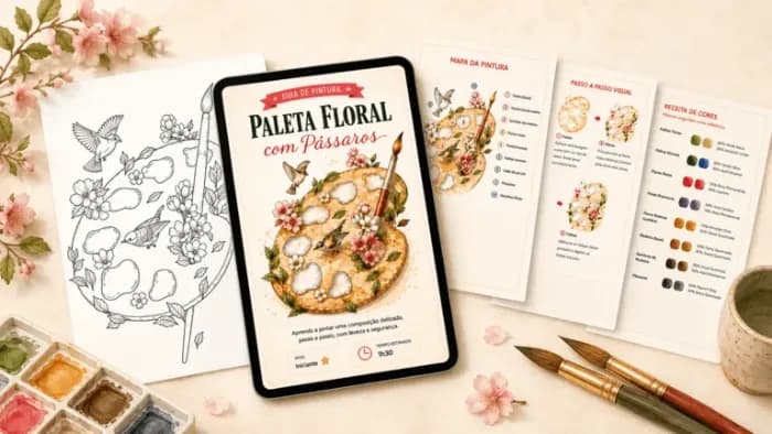 Pacote completo Aquarelas da Natureza