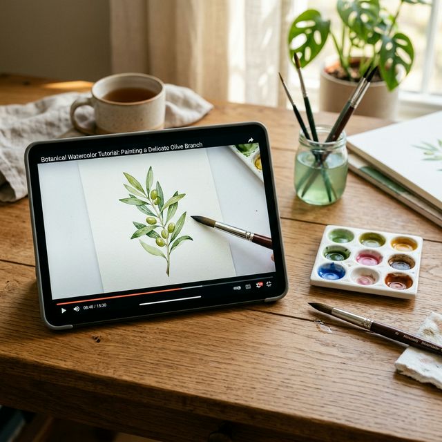 Aquarela Realista da Natureza - Kit Digital
